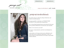 Tablet Screenshot of pomp-art.de